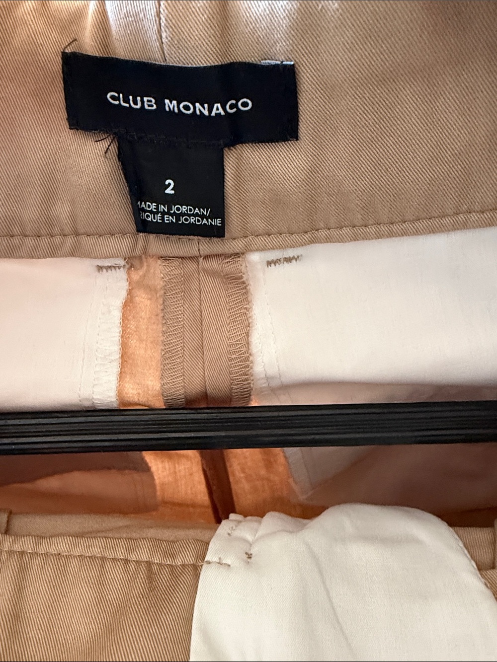 Club Monaco Tan Chino Pants - Classic Straight Fit